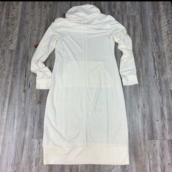 NWT Almost Famous Cream Cowl Neck Dress Size XL - Picture 2 of 5